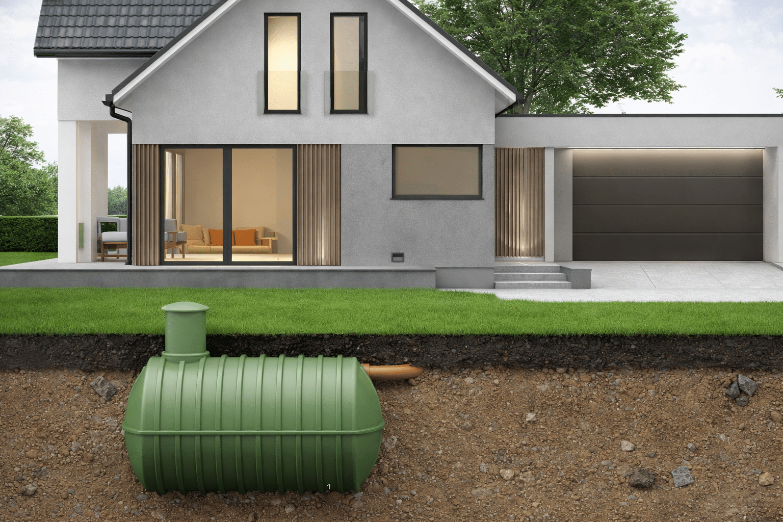 Terrasse en bois: créez votre jardin balcon luxuriant. Balcon ensoleillé avec plancher en bois, parterre de fleurs roses et jaunes luxuriantes. Fauteuil moderne gris, vue sur la ville.